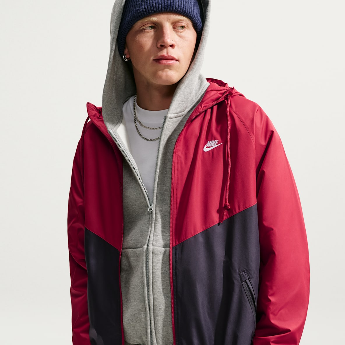 NIKE ナイキ　USA ウインドブレーカー　レッド　サイズXS Red Windbreakers. Nike.com